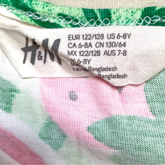 Fruit Rainbow Dress Girl 6-8 Fit Flare Colorful Strawberry Watermelon Pineapple - Picture 4 of 6